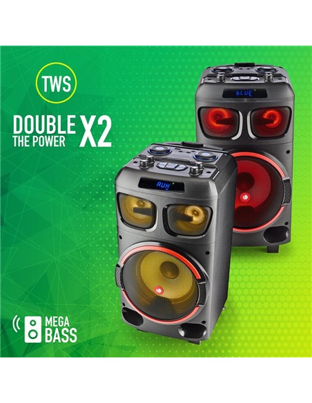ALTAVOCES NGS WILDDUBZERO 120W LED USB/SD/BLUETOOTH/MICROFONO