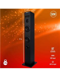 ALTAVOCES TORRE DE SONIDO NGS SKYCHARM 50W BLUETOOTH BLACK 2