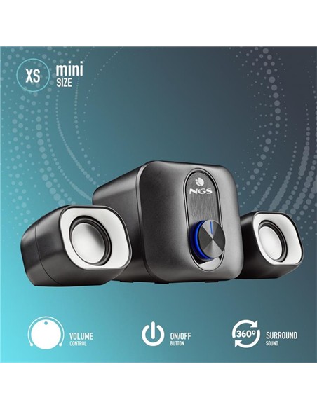 ALTAVOCES NGS GAMING COMET 2.1 20W AUX
