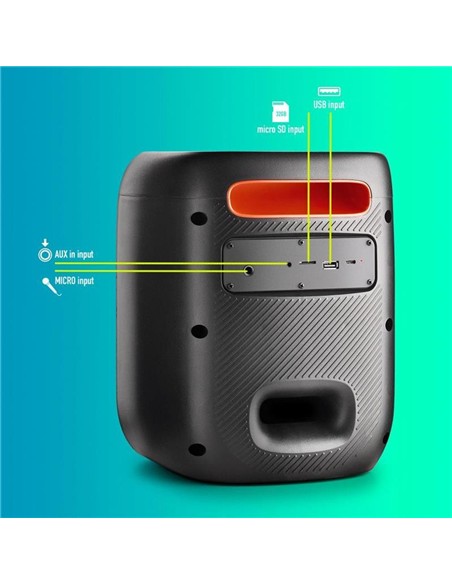 ALTAVOCES NGS WILDSWAG 80W LED USB/SD/BLUETOOTH/MICROFONO/AUX