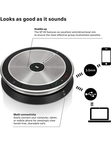 ALTAVOZ SENNHEISER SP 20 HOMOLOGADO SKYPE USB...
