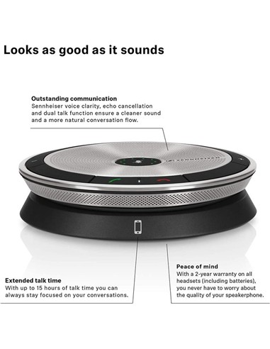 ALTAVOZ SENNHEISER SP 20 HOMOLOGADO SKYPE USB...