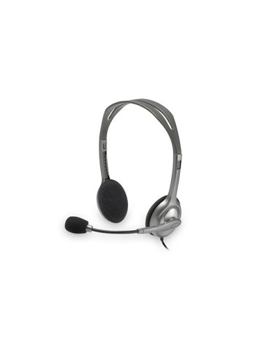 AURICULARES + MICROFONO LOGITECH H110 BLACK