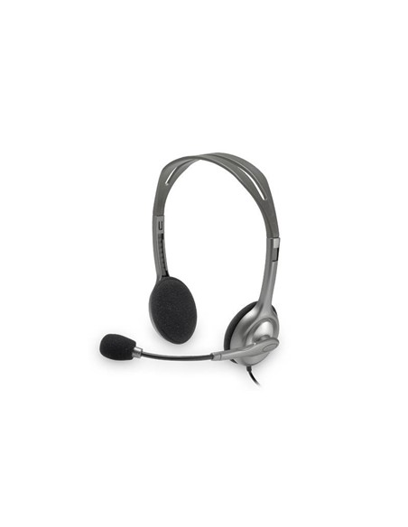 AURICULARES + MICROFONO LOGITECH H110 BLACK