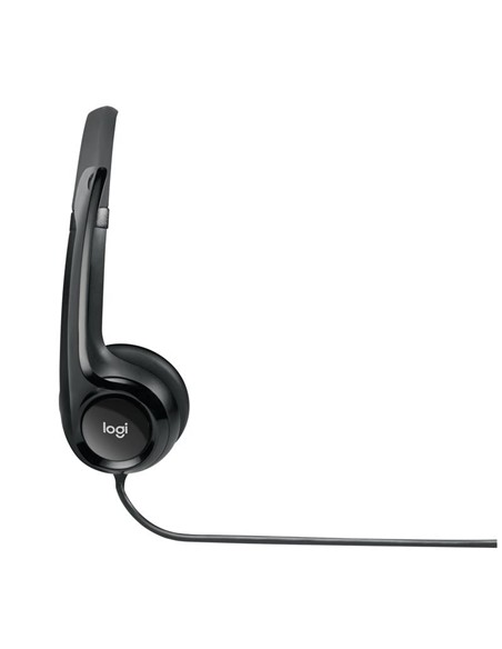AURICULARES + MICROFONO LOGITECH H390 BLACK
