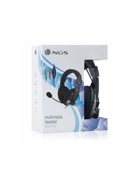 AURICULARES + MICROFONO NGS MSX9 PRO BLACK