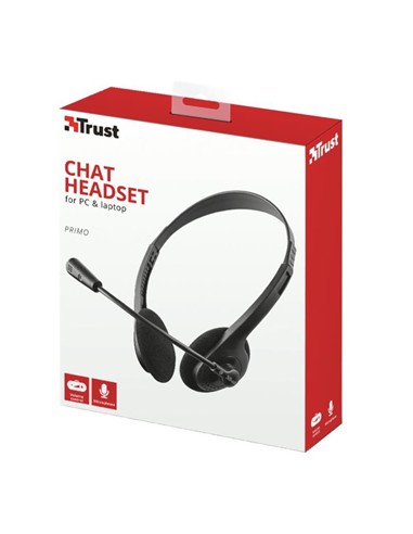 AURICULARES + MICROFONO TRUST PRIMO HEADSET