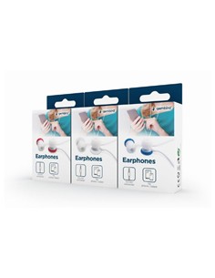 AURICULARES GEMBIRD IN EAR RED 2