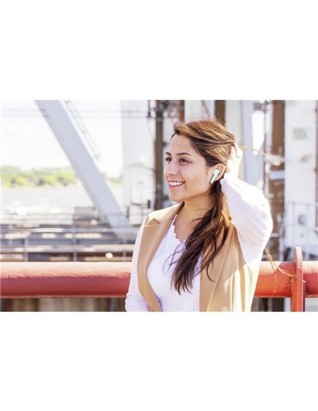 AURICULARES TRUST NIKA TOUCH EARPHONES BLUETOOTH WIRELESS TURQUOISE