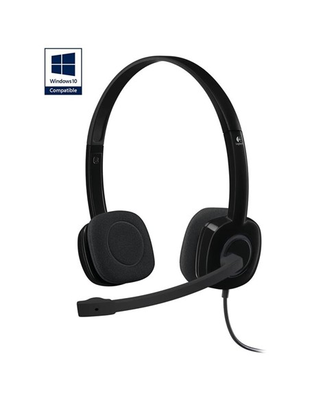AURICULARES + MICROFONO LOGITECH H151 BLACK
