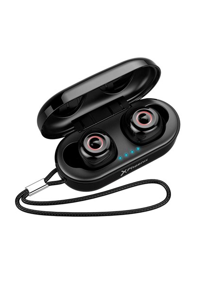 AURICULARES PHOENIX EARPODS BLUETOOH 5.0 55MAH BLACK ANC IPX7