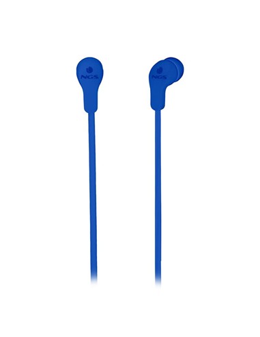 AURICULARES + MICROFONO NGS EARPHONE CROSS SKIP BLUE