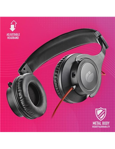 AURICULARES + MICROFONO DUAL NGS HEADPHONE...