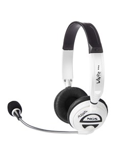 AURICULARES + MICROFONO NGS MSX6 PRO WHITE