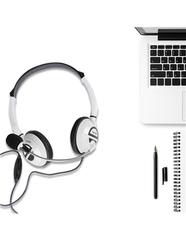 AURICULARES + MICROFONO NGS MSX6 PRO WHITE