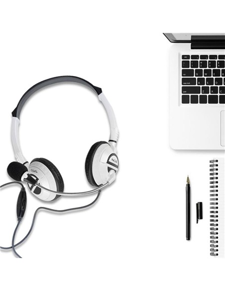 AURICULARES + MICROFONO NGS MSX6 PRO WHITE