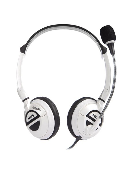 AURICULARES + MICROFONO NGS MSX6 PRO WHITE