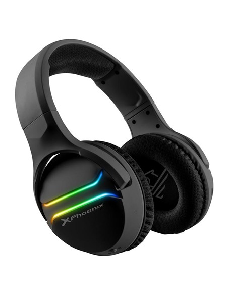 AURICULARES + MICROFONO PHOENIX GAMING WIRELESS 7.1 RGB BLACK
