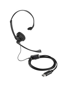 MICROAURICULAR KENSINGTON MONOAURAL USB-A BLACK