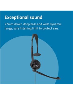 MICROAURICULAR KENSINGTON MONOAURAL USB-A BLACK 2