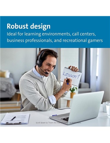 AURICULARES + MICROFONO KENSINGTON K33597WW...