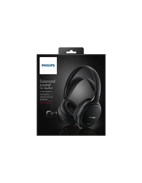 AURICULARES PHILIPS RADIOFRECUENCIA SHC5200 BLACK