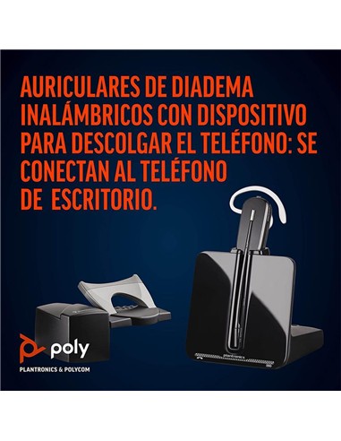 AURICULAR PLANTRONICS CS540 INALAMBRICO + HL10