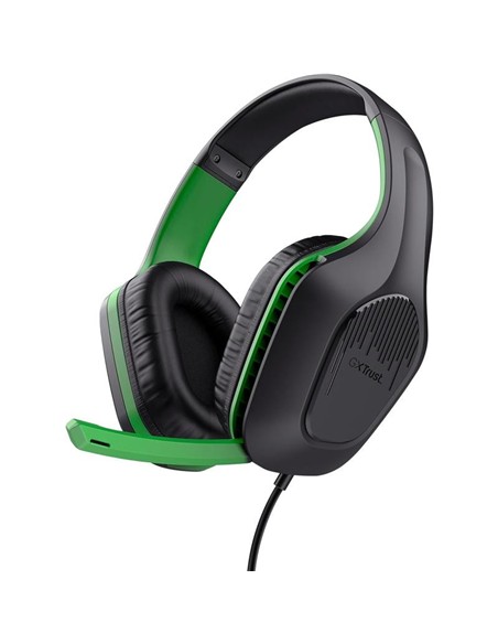 AURICULARES + MICROFONO TRUST GAMING GXT 415X ZIROX MULTI HEADSET GREEN