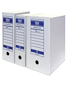ARCHIVADOR DEFINITIVO UNI DOBLE FOLIO RF:96550.
