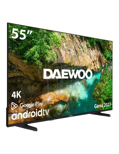 TELEVISOR LED DAEWOO 55 4K UHD USB SMART TV ANDROID WIFI BLUETOOTH DOLBY