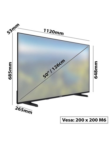 TELEVISOR LED DAEWOO 50 4K UHD USB SMART TV...