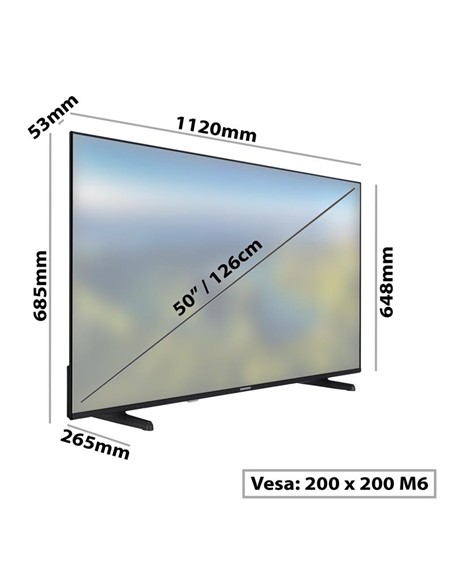 TELEVISOR LED DAEWOO 50 4K UHD USB SMART TV ANDROID WIFI BLUETOOTH