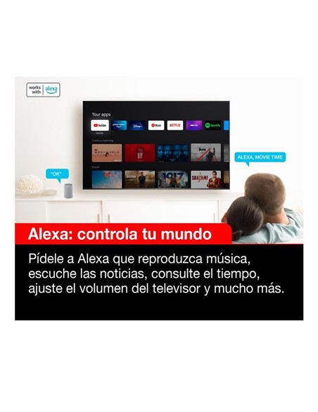 TELEVISOR LED TCL 43 UHD 4K SMART TV ANDROID WIFI BLUETOOTH