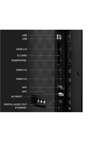 TELEVISOR QLED HISENSE 43 4K UHD USB SMART TV ANDROID WIFI BLUETOOTH