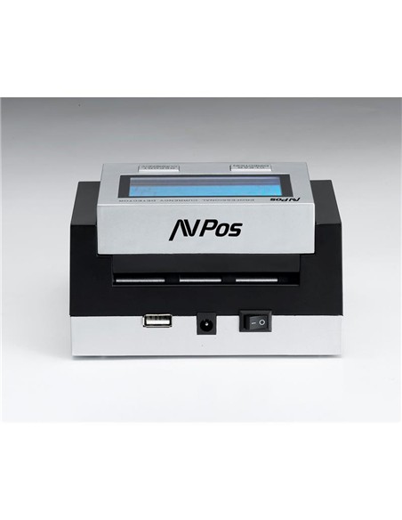 DETECTOR/CONTADOR DE BILLETES AVPOS DT35GB EUR/LIBR + BATERIA