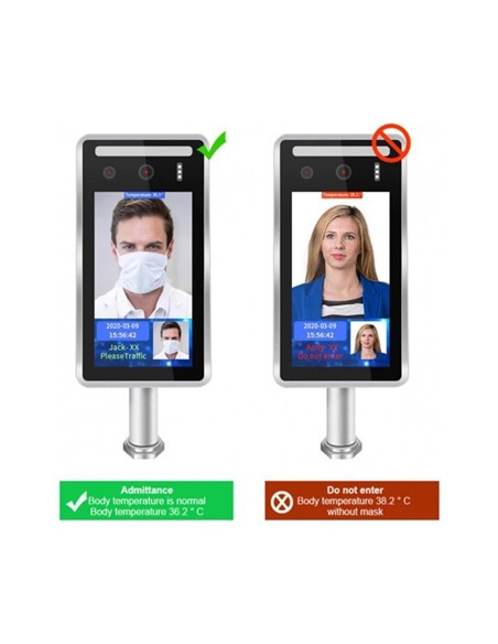 DISPOSITIVO RECONOCIMIENTO FACIAL/TERMOGRAFO/CONTROL DE ACCESO