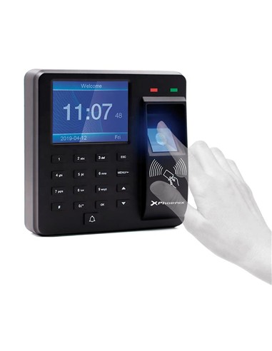 TERMINAL CONTROL DE PRESENCIA PHOENIX LECTOR HUELLA RFID PIN USB