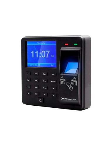 TERMINAL CONTROL DE PRESENCIA PHOENIX LECTOR HUELLA RFID PIN USB
