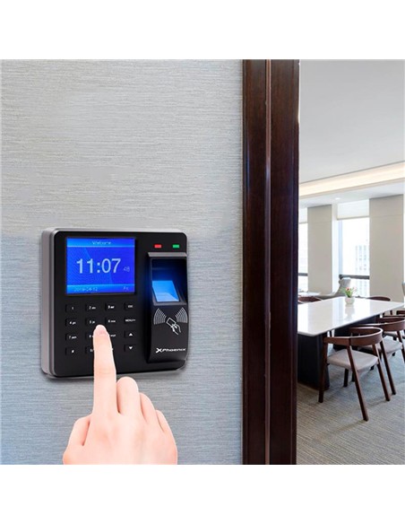 TERMINAL CONTROL DE PRESENCIA PHOENIX LECTOR HUELLA RFID PIN USB