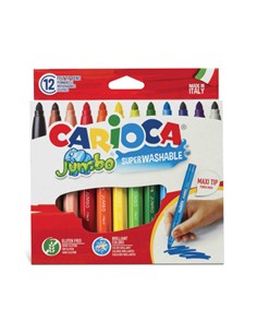 ROTULADOR CARIOCA JUMBO 12 COLORES 1341018.