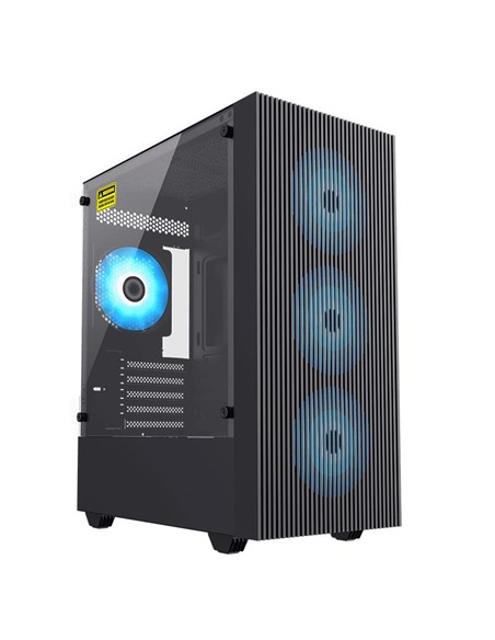 CAJA ORDENADOR GAMING EDGE BLACK 2x2.0 1x3.0 AUDIO ( NO FAN )