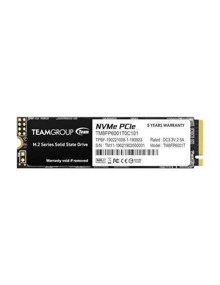 DISCO DURO SSD TEAMGROUP 1TB NVME M2 2280 PCIE 3.0