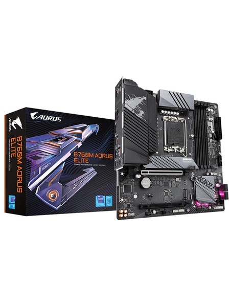 PLACA BASE GIGABYTE GA-B760M AORUS ELITE AX DDR5 HDMI + DP