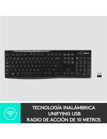 TECLADO LOGITECH K270 WIRELESS