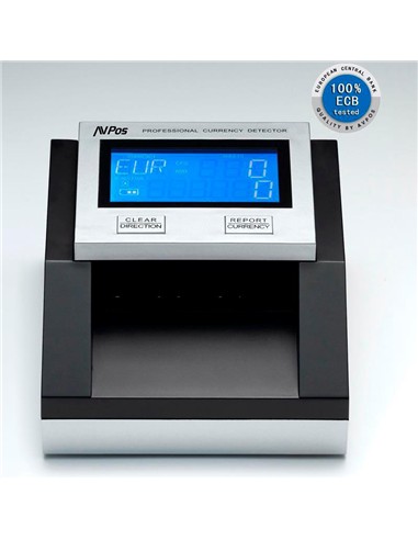 DETECTOR/CONTADOR DE BILLETES AVPOS DT35GB EUR/LIBR + BATERIA