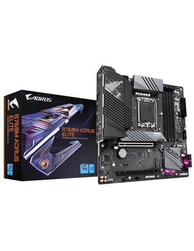 PLACA BASE GIGABYTE GA-B760M AORUS ELITE AX...