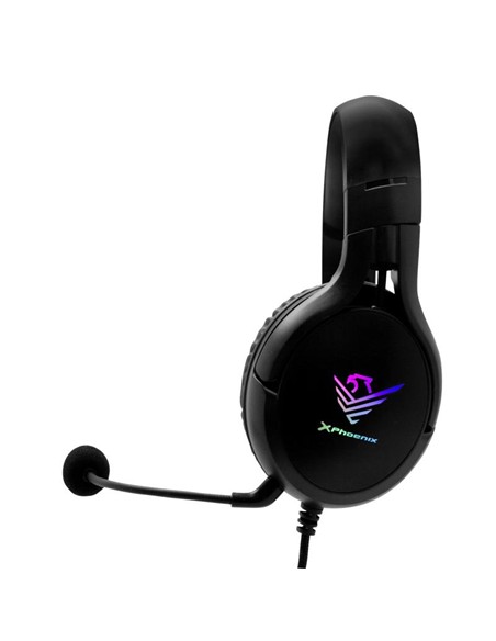 AURICULARES + MICROFONO PHOENIX GAMING X SPECTRUM RGB USB BLACK