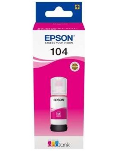 TINTA EPSON BOTE 104 MAGENTA ECOTANK BOTTLE...