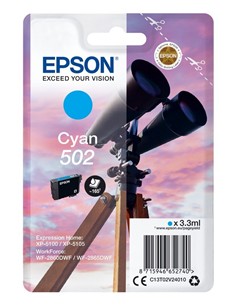 TINTA EPSON C13T02V24020 CYAN T02V2 502