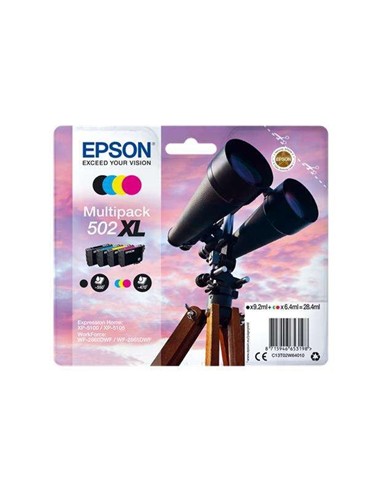 TINTA EPSON C13T02W64010 T02W6 MULTIPACK 502XL